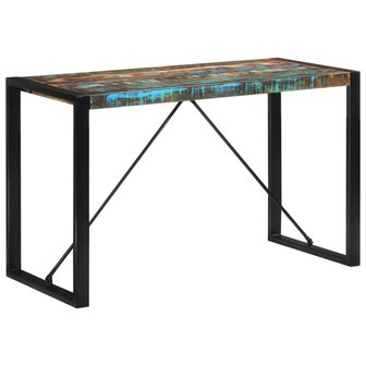 Eettafel 120x55x76 cm massief gerecycled hout 1