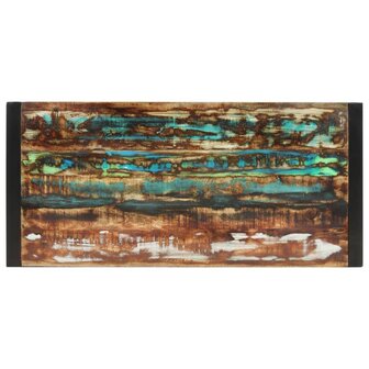 Eettafel 120x55x76 cm massief gerecycled hout 3