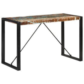 Eettafel 120x55x76 cm massief gerecycled hout 9