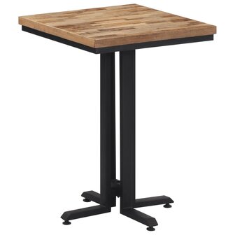 Eettafel 55x55x76 cm massief gerecycled teakhout 2