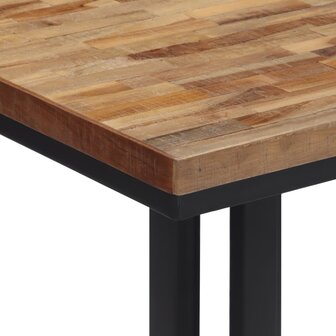 Eettafel 55x55x76 cm massief gerecycled teakhout 5
