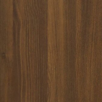Eettafel 80x80x75 cm bewerkt hout bruin eikenkleur 6