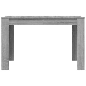 Eettafel 120x60x76 cm bewerkt hout grijs sonoma eikenkleurig 4