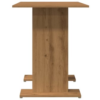 Eettafel 110x60x75 cm bewerkt hout artisanaal eikenkleurig 6