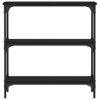 Wandtafel 75x22,5x75 cm bewerkt hout zwart 4