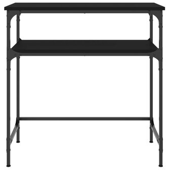 Wandtafel 75x35,5x75 cm bewerkt hout zwart 4