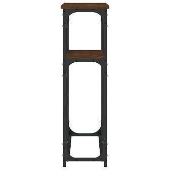 Wandtafel 90x22,5x75 cm bewerkt hout bruin eikenkleur 5