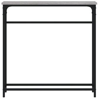 Wandtafel 75x19,5x75 cm bewerkt hout grijs sonoma eikenkleurig 4