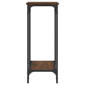 Wandtafel 75x30,5x75 cm bewerkt hout bruin eikenkleur 5