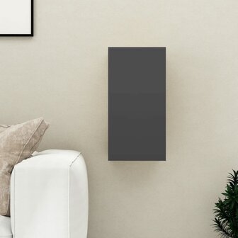 Tv-meubel 30,5x30x60 cm bewerkt hout grijs 1