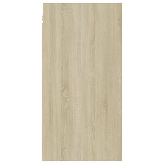 Tv-meubel 30,5x30x60 cm bewerkt hout sonoma eikenkleurig 4