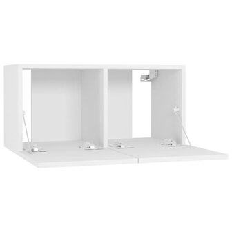 Tv-hangmeubel 60x30x30 cm wit 5
