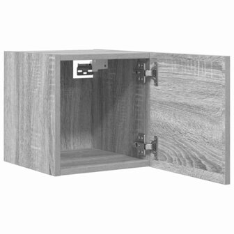 Tv-wandmeubel 30,5x30x30 cm grijs sonoma eikenkleurig 8