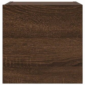 Tv-wandmeubel 30,5x30x30 cm bruin eikenkleur 4