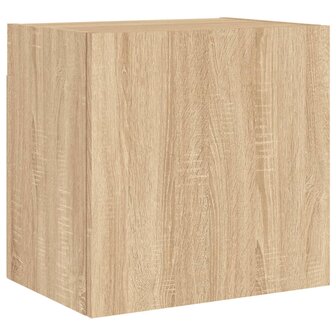 Tv-wandmeubel 40,5x30x40 cm bewerkt hout sonoma eikenkleurig 2