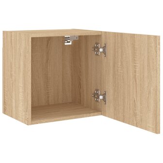 Tv-wandmeubel 40,5x30x40 cm bewerkt hout sonoma eikenkleurig 6