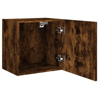 Tv-wandmeubel 40,5x30x40 cm bewerkt hout gerookt eikenkleurig 6