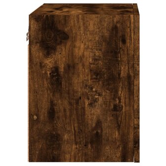 Tv-wandmeubel 40,5x30x40 cm bewerkt hout gerookt eikenkleurig 8