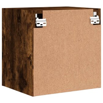 Tv-wandmeubel 40,5x30x40 cm bewerkt hout gerookt eikenkleurig 9