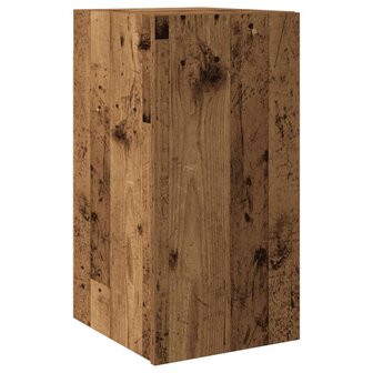 Tv-meubel 30,5x30x60 cm bewerkt hout oud houtkleurig 2