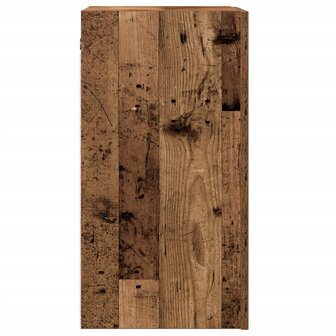 Tv-meubel 30,5x30x60 cm bewerkt hout oud houtkleurig 5