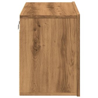 Tv-meubel wandgemonteerd 60x30x41 cm artisanaal eikenkleurig 7