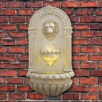 Ubbink Tuinwandfontein Acqua Arte Assoro leeuw 1