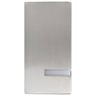 Buitenwandlampen 2 st 35 W rechthoekig zilverkleurig 4
