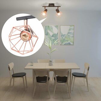Plafondlamp met 2 LED&amp;apos;s 8 W 1