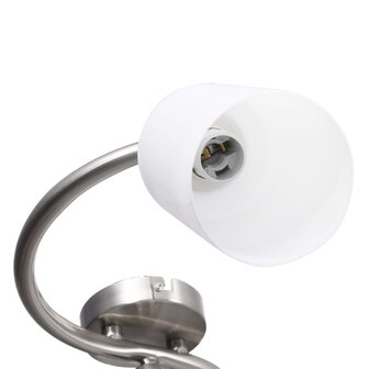 Plafondlamp met keramieke cilindervormige kappen 3xE14 wit 6