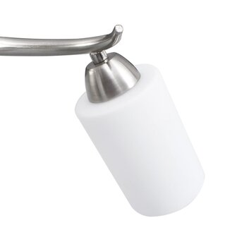 Plafondlamp met keramieke cilindervormige kappen 3xE14 wit 7