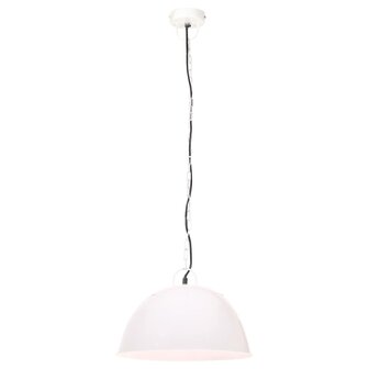 Hanglamp industrieel vintage rond 25 W E27 41 cm wit 3