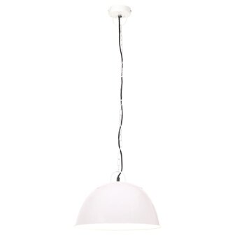 Hanglamp industrieel vintage rond 25 W E27 41 cm wit 4