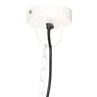 Hanglamp industrieel vintage rond 25 W E27 41 cm wit 5