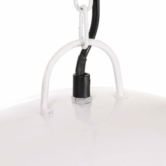 Hanglamp industrieel vintage rond 25 W E27 41 cm wit 6