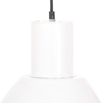 Hanglamp rond 25 W E27 28,5 cm wit 6