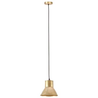 Hanglamp rond 25 W E27 17 cm messingkleurig 3