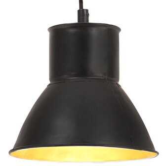 Hanglamp rond 25 W E27 17 cm zwart 1