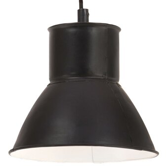 Hanglamp rond 25 W E27 17 cm zwart 2