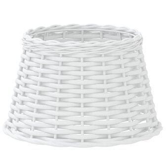 Lampenkap &Oslash;38x23 cm wicker wit 2