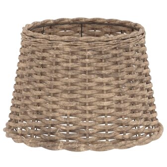 Lampenkap &Oslash;40x26 cm wicker bruin 2