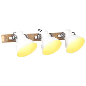 Wandlamp industrieel E27 65x25 cm wit 1