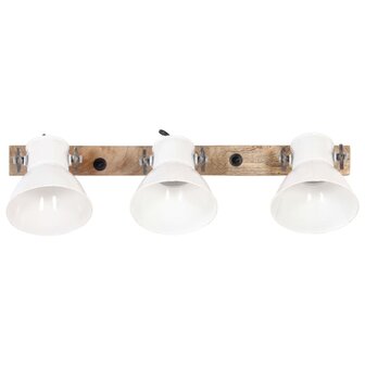 Wandlamp industrieel E27 65x25 cm wit 3