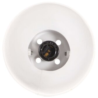 Wandlamp industrieel E27 45x25 cm wit 5
