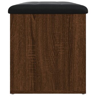 Opbergbankje 82x42x45 cm bewerkt hout bruin eikenkleur 6