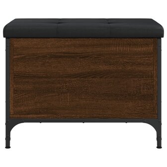 Opbergbankje 62x42x45 cm bewerkt hout bruin eikenkleur 4