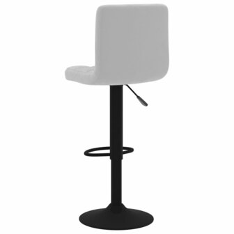 Barkruk fluweel lichtgrijs 5