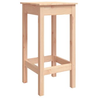Barstoelen 2 st 40x40x78 cm massief grenenhout 3