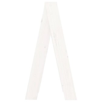 Krukken 2 st 40x40x75 cm massief grenenhout wit 6