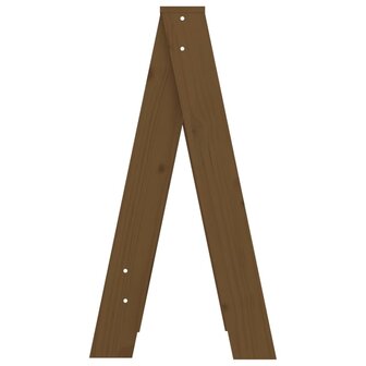 Krukken 2 st 40x40x75 cm massief grenenhout honingbruin 7